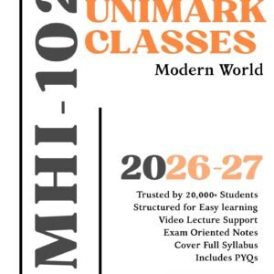 IGNOU MHI 102 Modern World (आधुनिक विश्व) PDF Notes June 2026- English & Hindi | Unimark Classes