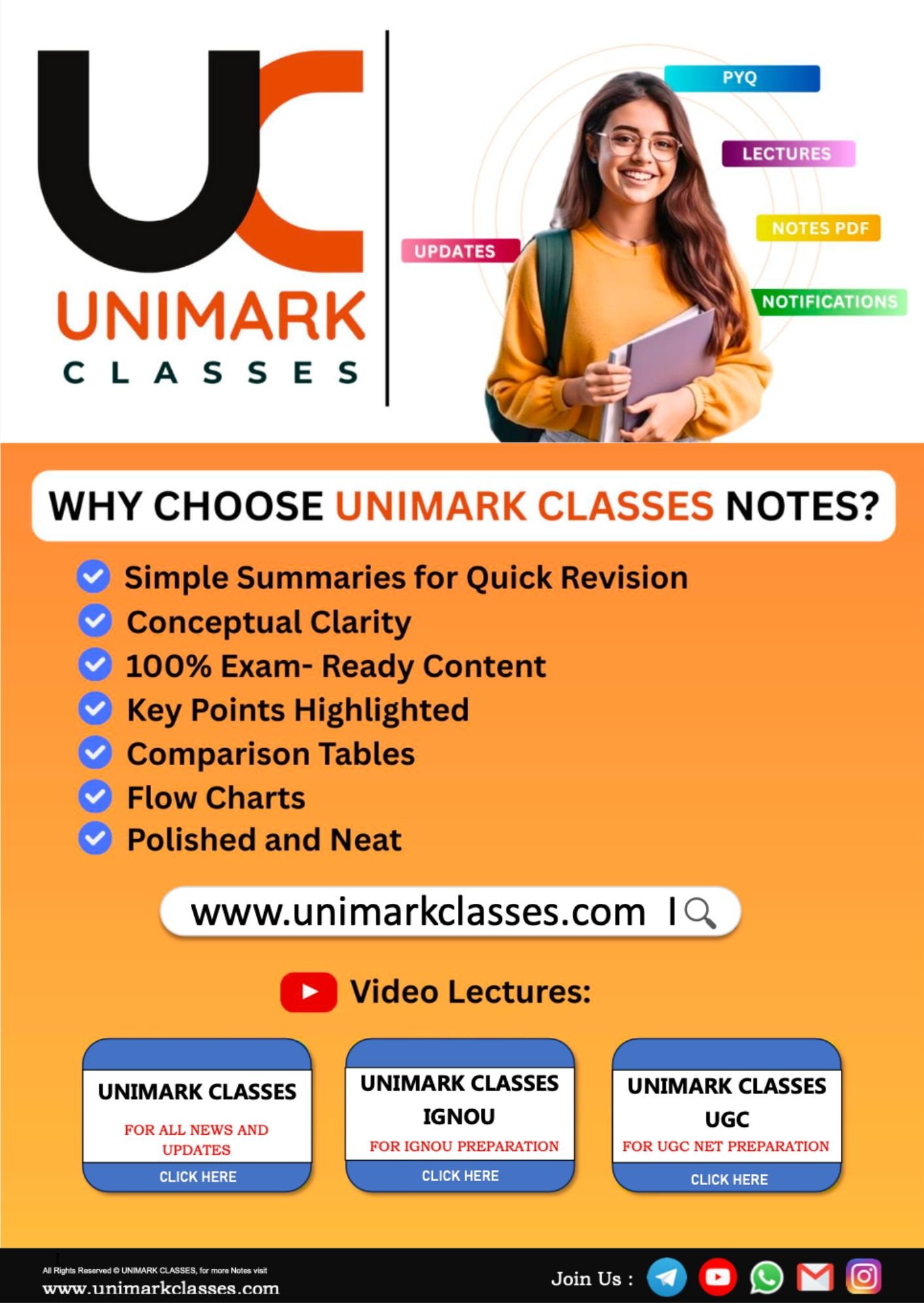 MHI IGNOU NOtes Deo Unimark Classes in English 2 june 2026 exams Unimark Classes
